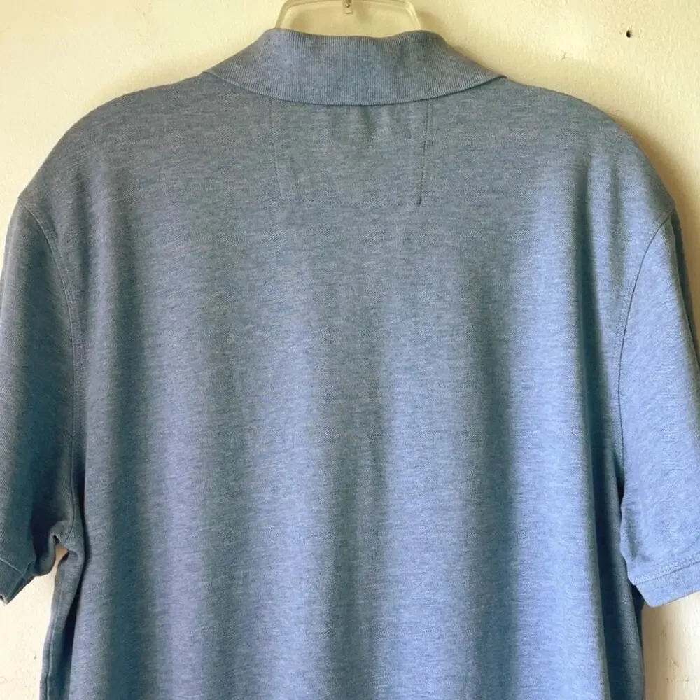 Banana Republic Classic Fit Blue Polo Mens Size XL Short Sleeve Work Golf Travel